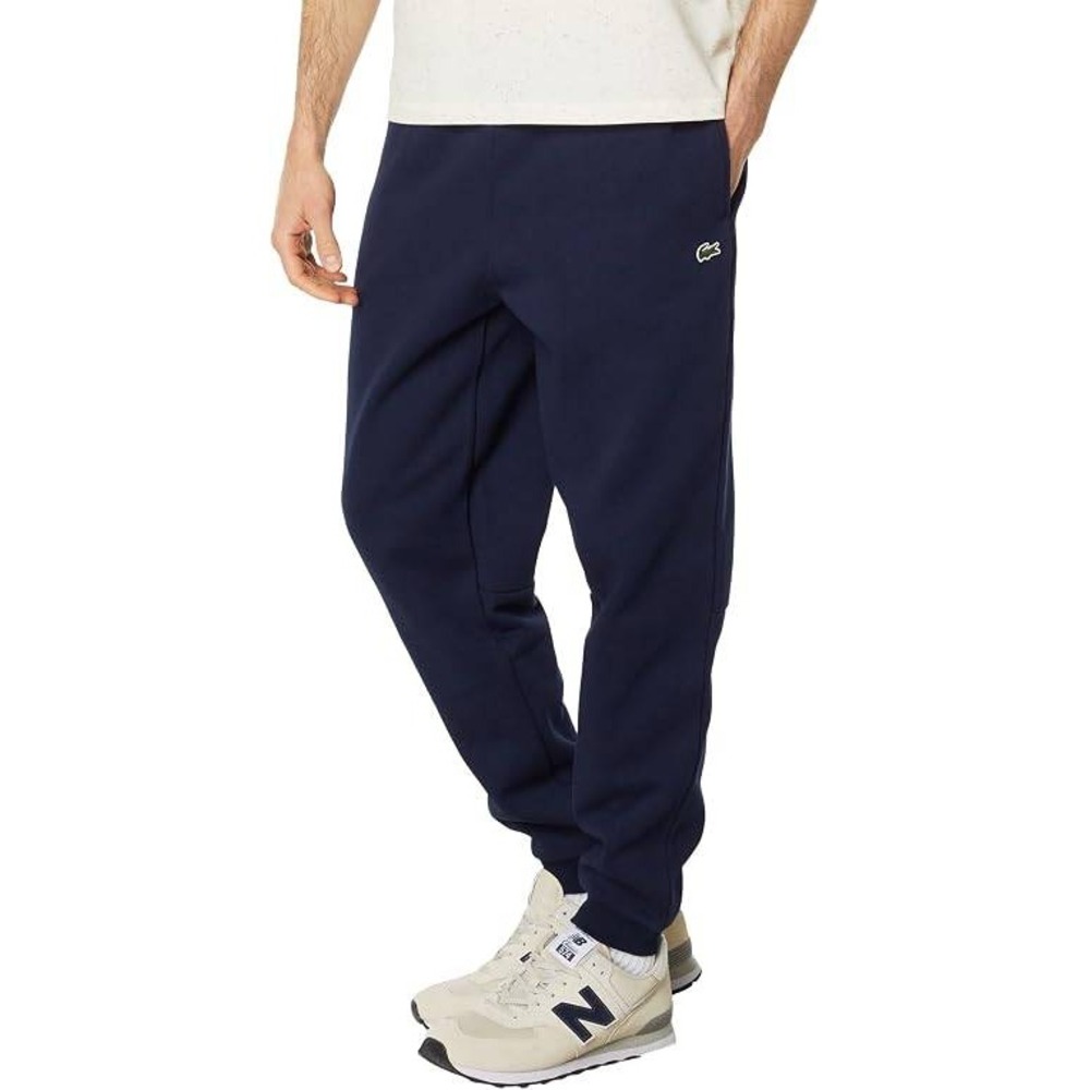 Lacoste Tapered Leg SIZE 7-XXL Men's Fleece Jogger Sweatpants Navy Blue